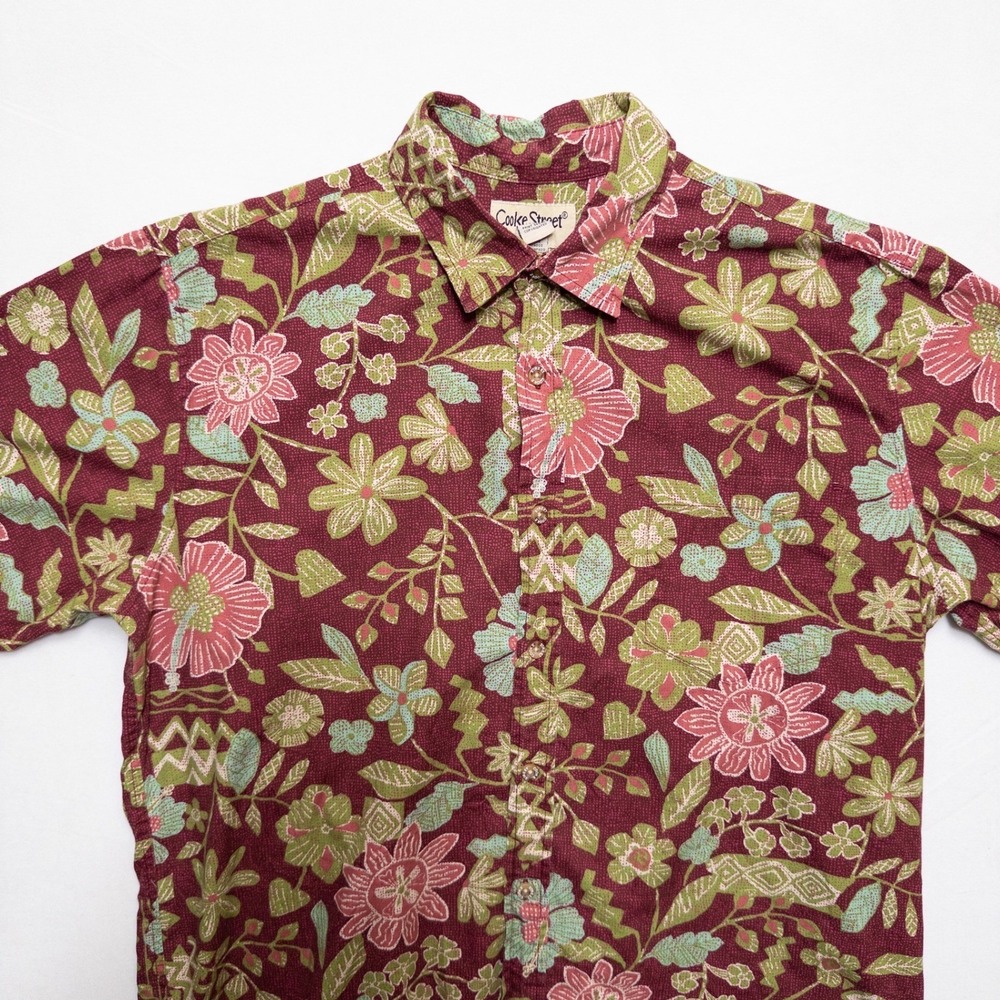 Cooke‎ Street Honolulu Hawaiian Shirt Large Cotton Aloha Tropical - Picture 3 of 8